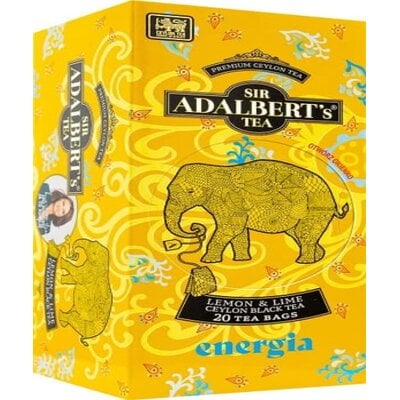 Kody rabatowe Herbata ADALBERTS Lemon and Lime Energia (20 sztuk)