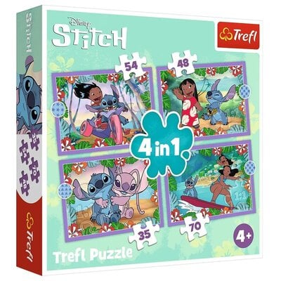 Kody rabatowe Avans - Puzzle TREFL Disney Stitch Szalony Dzień Lilo i Stitch 34633 (208 elementów)