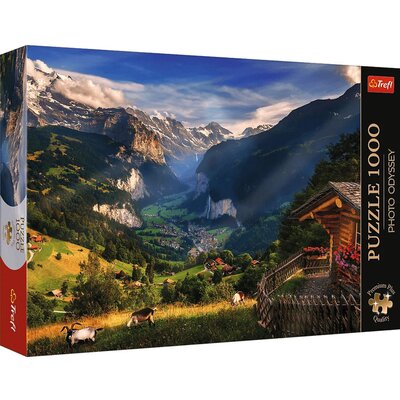 Kody rabatowe Avans - Puzzle TREFL Premium Plus Quality Photo Odyssey Dolina Lauterbrunnen 10821 (1000 elementów)