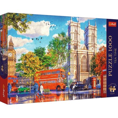 Kody rabatowe Puzzle TREFL Premium Plus Quality Tea Time Widok na Londyn 10805 (1000 elementów)