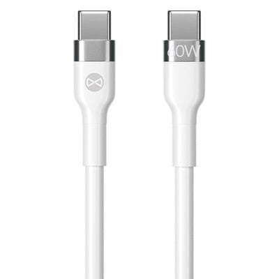 Kody rabatowe Avans - Kabel USB-C - USB-C FOREVER Flexible 60W 1 m Biały