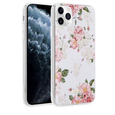 Kody rabatowe Etui CRONG Flower Case do Apple iPhone 11 Pro Biały Kwiaty
