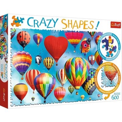 Kody rabatowe Puzzle TREFL Crazy Shapes Kolorowe balony 11112 (600 elementów)