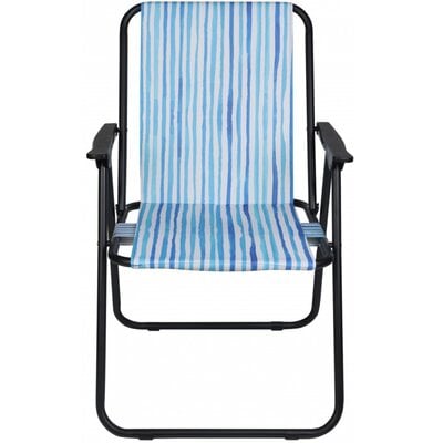 Kody rabatowe Avans - Krzesło turystyczne ENEROCAMP Blue Lines Biało-niebieski