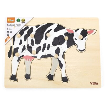 Kody rabatowe Avans - Puzzle VIGA Na podkładce: Krowa 44608 (8 elementów)