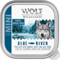 Kody rabatowe zooplus - Wolf of Wilderness MINI Adult, tacki 6 x 150 g  - Blue River - ryba