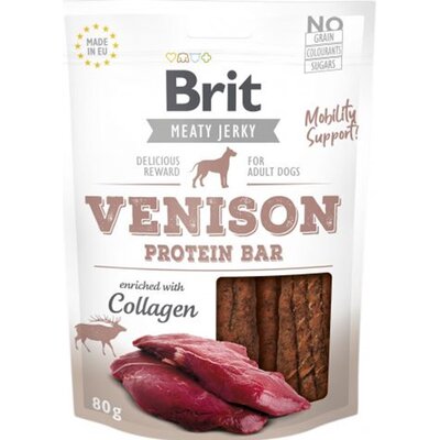 Kody rabatowe Avans - Przysmak dla psa BRIT Jerky Venison Protein Bar Dziczyzna 80 g