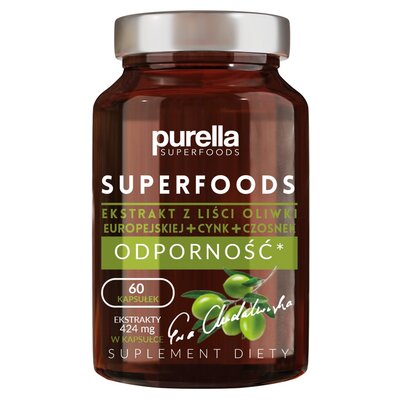 Kody rabatowe Avans - Suplement na odporność PURELLA Superfoods Ekstrakt z liści oliwki europejskiej (60 kapsułek)