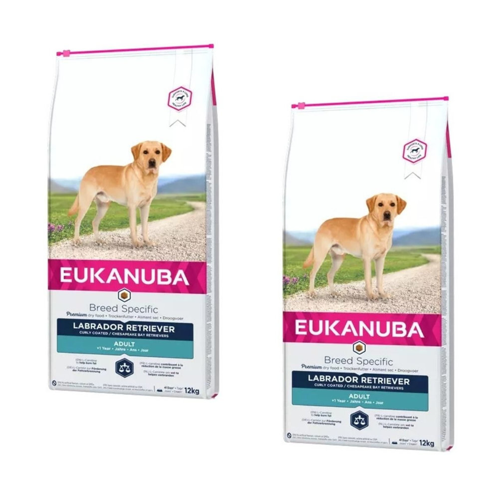Kody rabatowe Krakvet sklep zoologiczny - EUKANUBA Adult Labrador Retriever - sucha karma dla psa - 2x12 kg