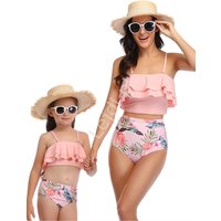 Kody rabatowe Bikini dla mamy i córki z piórami 0081