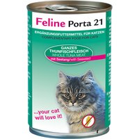 Kody rabatowe zooplus - Feline Porta 21, 6 x 400 g - Tuńczyk z wodorostami