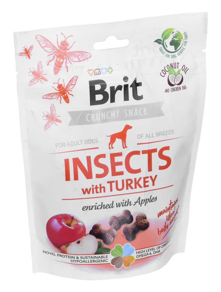 Kody rabatowe Krakvet sklep zoologiczny - Brit Care Dog Insect&Turkey - Przysmak dla psa - 200 g