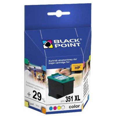 Kody rabatowe Tusz BLACK POINT do HP 351 XL CB338EE Kolorowy 18 ml BPH351XL