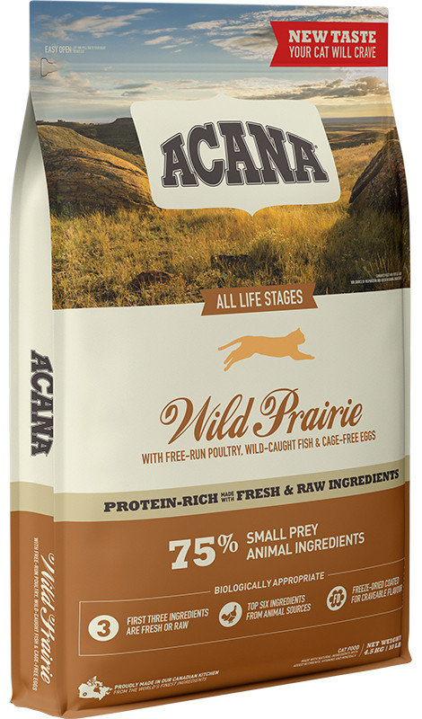 Kody rabatowe Krakvet sklep zoologiczny - ACANA Wild Prairie Cat - sucha karma dla kota - 4,5 kg