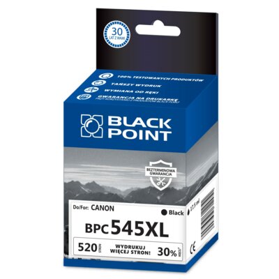 Kody rabatowe Tusz BLACK POINT do Canon PG-545XL Czarny 17.5 ml BPC545XL