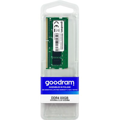 Kody rabatowe Pamięć RAM GOODRAM 4GB 2400MHz DDR4 SODIMM GR2400S464L17S/4G