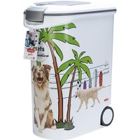 Kody rabatowe zooplus - Curver pojemnik na suchą karmę dla psa - Palmen-Design: do 20 kg karmy suchej (54 l)