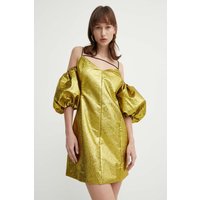 Kody rabatowe Answear.com - Stine Goya sukienka kolor żółty mini prosta SG5549