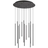 Kody rabatowe Lampy.pl - Ideal Lux Filo żyrandol LED 12-punktowy czarny