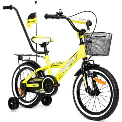 Kody rabatowe Rower dziecięcy GERMINA BMX 16 cali dla chłopca Żółty