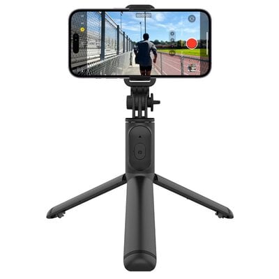Kody rabatowe Avans - Uchwyt selfie CRONG SelfieGo Lite Bluetooth Tripod Czarny