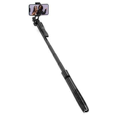 Kody rabatowe Avans - Uchwyt selfie CRONG SelfieGo Ultra Bluetooth Tripod Czarny