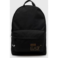 Kody rabatowe EA7 Emporio Armani plecak kolor czarny duży z nadrukiem
