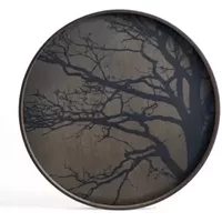 Kody rabatowe 9design sklep internetowy - Ethnicraft :: Taca dekoracyjna Black Tree okrągła rozm. L śr. 61 cm