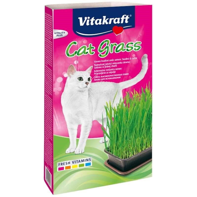 Kody rabatowe Krakvet sklep zoologiczny - VITAKRAFT Cat Grass - zestaw dla kota - 120 g