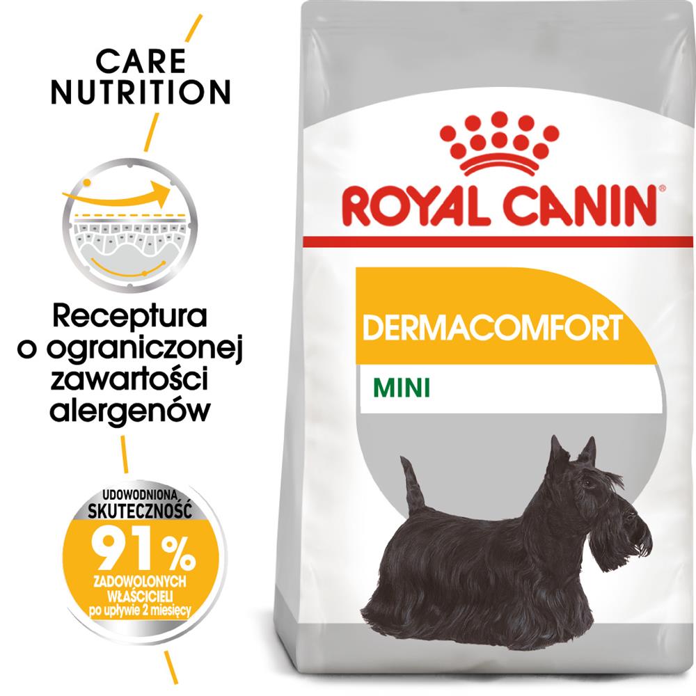 Kody rabatowe Krakvet sklep zoologiczny - ROYAL CANIN Mini Dermacomfort - karma dla psów dorosłych ras małych - 3kg