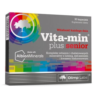 Kody rabatowe Kompleks witamin i minerałów OLIMP Vita-min Plus Senior (30 kapsułek)