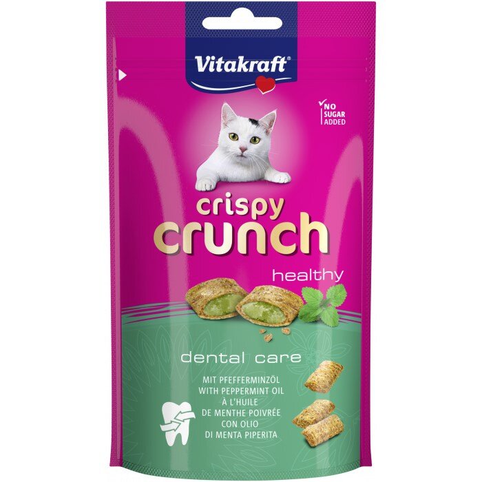 Kody rabatowe Krakvet sklep zoologiczny - VITAKRAFT Crispy Crunch Dental - przysmak dla kota - 60 g